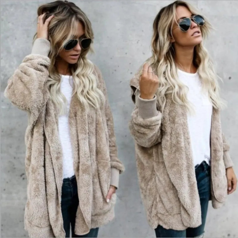 Jaqueta Oversized Pelúcia