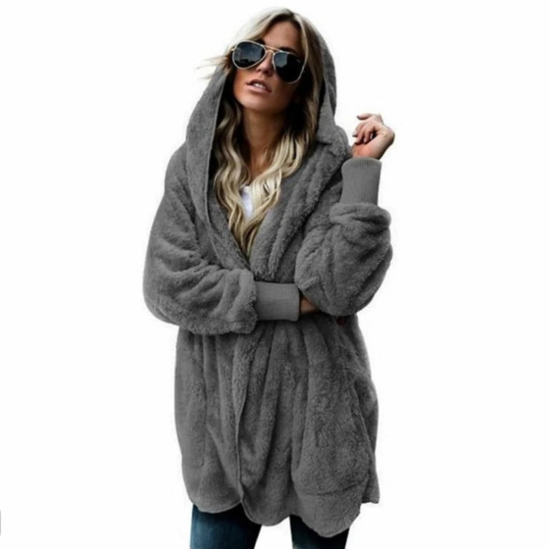Jaqueta Oversized Pelúcia